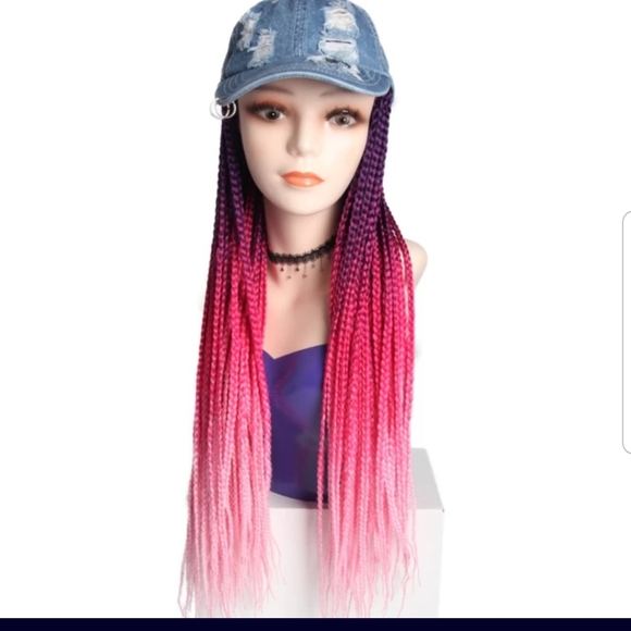 Box Braid Cap wig - Picture 3 of 11